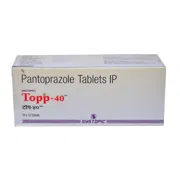 Topp 40 Tablet Box/Carton showing the Front face.