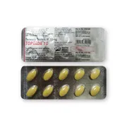 Toptada 10 Mg Tablet Blister Pack showing the Front/Back face.