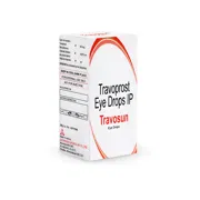 Travosun Eye Drop Box Showing the Front face