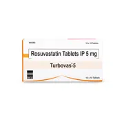 Turbovas 5 Tablet Box/Carton showing the Front face