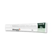 Ultravex Cream Tube showing the Front face.