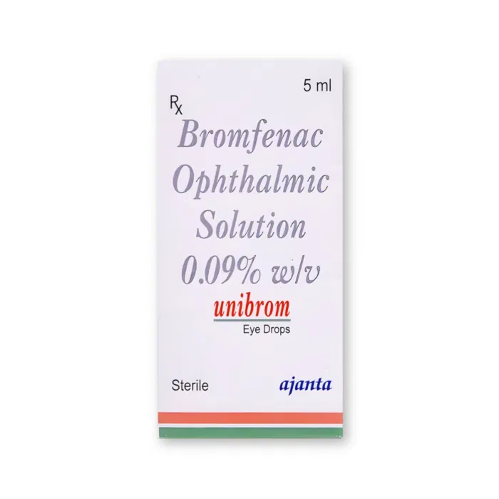 Unibrom Eye Drops 5 mL pack