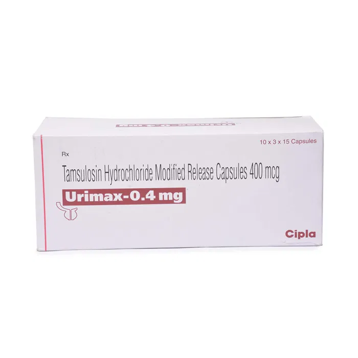 Urimax 0.4 mg Capsule pack