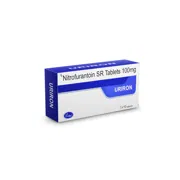 Uriron 100 Mg Tablet SR Box/Carton showing the Front face.