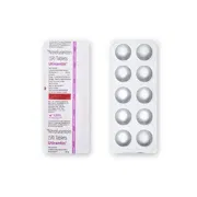 Utirantin 100 Mg Tablet Box/Carton + Blister Pack showing the Front/Back face