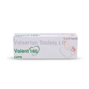 Valent 160 Tablet Box/Carton showing the Front face.