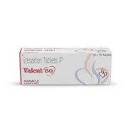 Valent 80 Tablet Box/Carton showing the Front face.