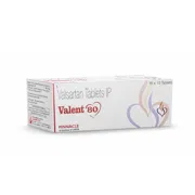 Valent 80 Tablet Box/Carton showing the Front face.
