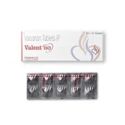 Valent 80 Tablet Box/Carton + Blister Pack showing the Front face.