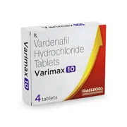 Varimax 10 Tablet Box/Carton showing the Front face.