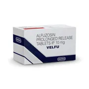 Velfu Tablet PR Box/Carton showing the Front face.