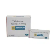 Venpres 40 Mg Box/Carton showing the Front face.