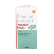 Ventorlin Inhaler Box/Carton showing the Front face.