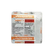 Vermact 3 Tablet DT Blister Pack showing the Back face.