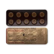 Versitol Retard 200 Tablet PR Blister Pack showing the Front/Back face.