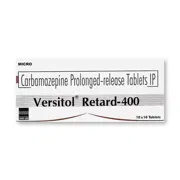 Versitol Retard 400 Tablet PR Box/Carton showing the Front face.