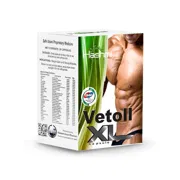 Vetoll XL Capsule Box/Carton showing the Front face.