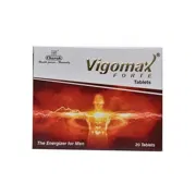 Vigomax Forte Tablets Box/Carton showing the Front face.