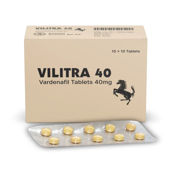Vilitra 40 mg Tablet pack