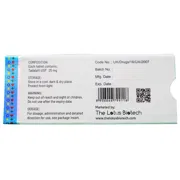 Vitalitey 25 Mg Box/Carton showing the Back face.