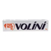 Volini Gel 30 gm Tube showing the Front face.