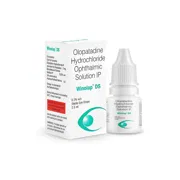 Winolap DS 2.5 ml Box + Eye Drops Bottle Showing the Front face