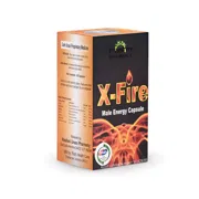 X-Fire Male Energy Capsule Box/Carton showing the Front face.