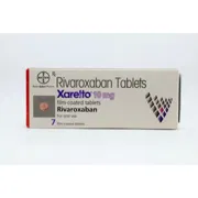 Xarelto 10 Mg Tablet Box/Carton showing the Front face.