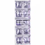 Xirtam 40 Tablet Blister Pack showing the Back face.