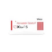 Xtor 5 Tablet Box/Carton showing the Front face