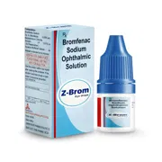 Z Brom 5 ml pack with eyedrop bottle front view.