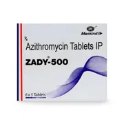 Zady 500 Tablet pack front view.
