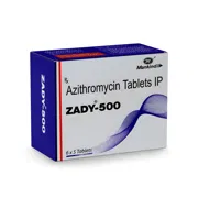 Zady 500 Tablet pack front view.