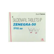 Zenegra 50 Mg pack front view.