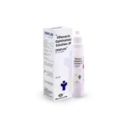 Zenflox 10 ml Box + Eye Drops Bottle Showing the Front face