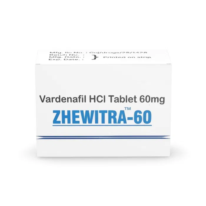 Zhewitra 60 Mg pack front view.