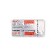 Ziblok 25 Tablet Blister Pack showing the Back face