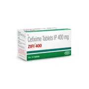 Zifi 400 Tablet Box/Carton showing the Left face