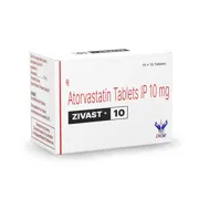 Zivast 10 Tablet pack front view.