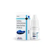 Zyaqua 10 ml Box + Eye Drops Bottle Showing the Front face