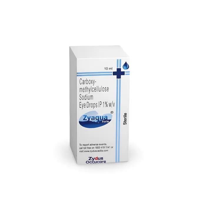 Zyaqua Forte 10 ml Box Showing the Front face