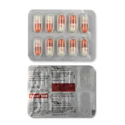 Zycel 100 Capsule strip front and back view.