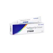 Zymar 5 gm Box + Tube Showing the Front face