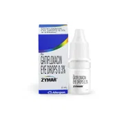 Zymar 5 ml Box + Eye Drops Bottle Showing the Front face
